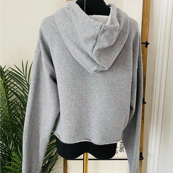 Wild Fable Gray Cropped Hoodie - Picture 3 of 6